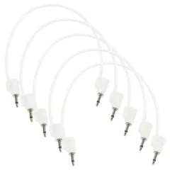 White Stackable Cable 5-pack